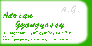adrian gyongyossy business card